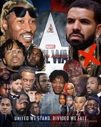 Rap Updates Tv | This picture of the rap civil war is going viral 😂 Which  side would win? | Instagram