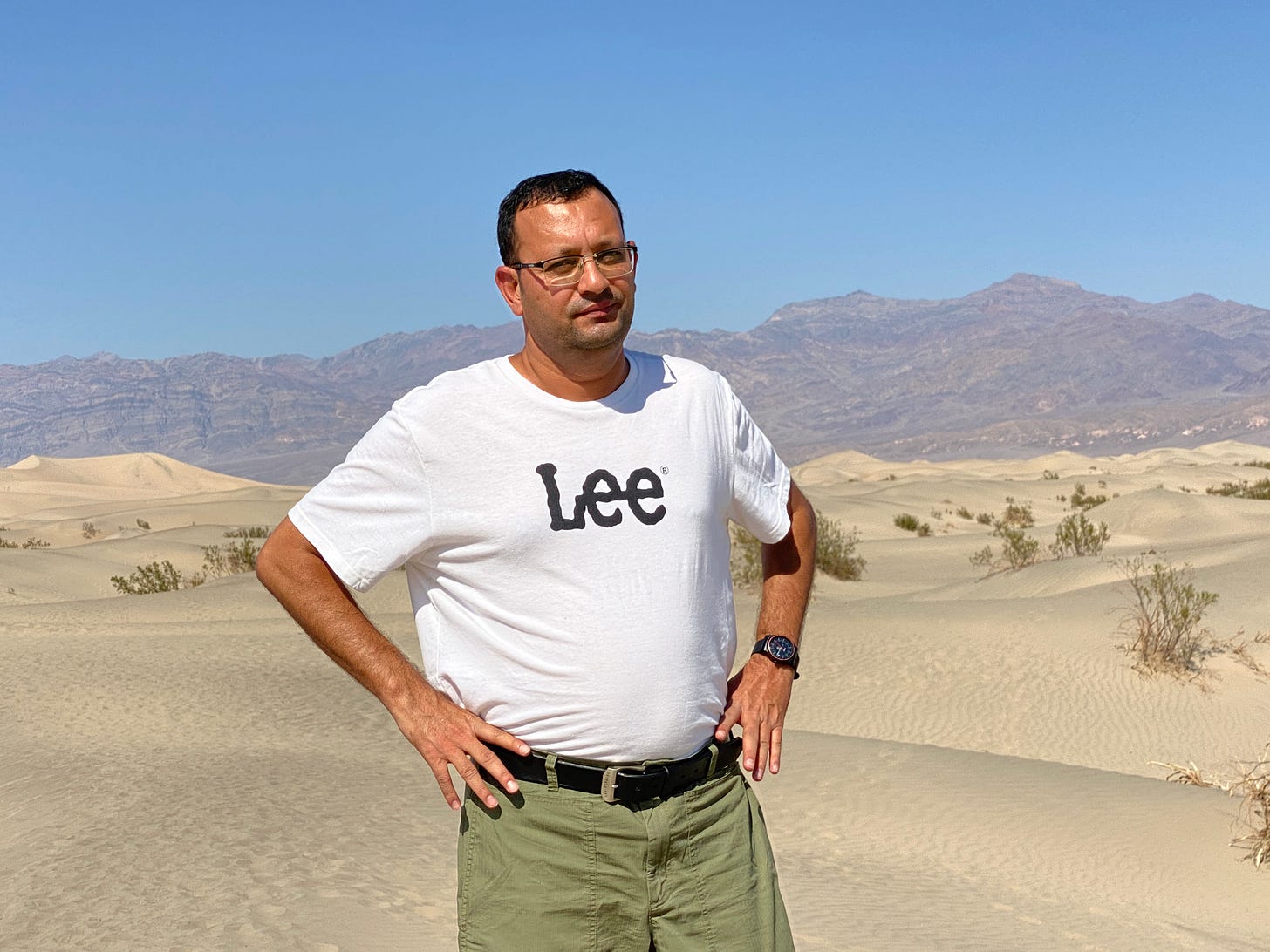 Death Valley, 2021—me, the landscape, and endless horizons.