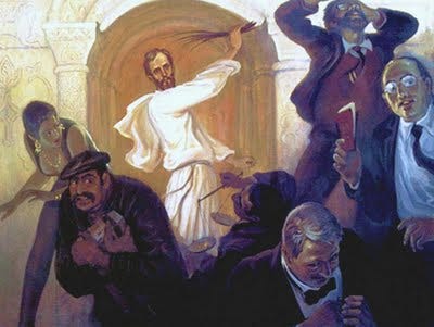boris-olshansky-jesus-and-the-money-changers-2006