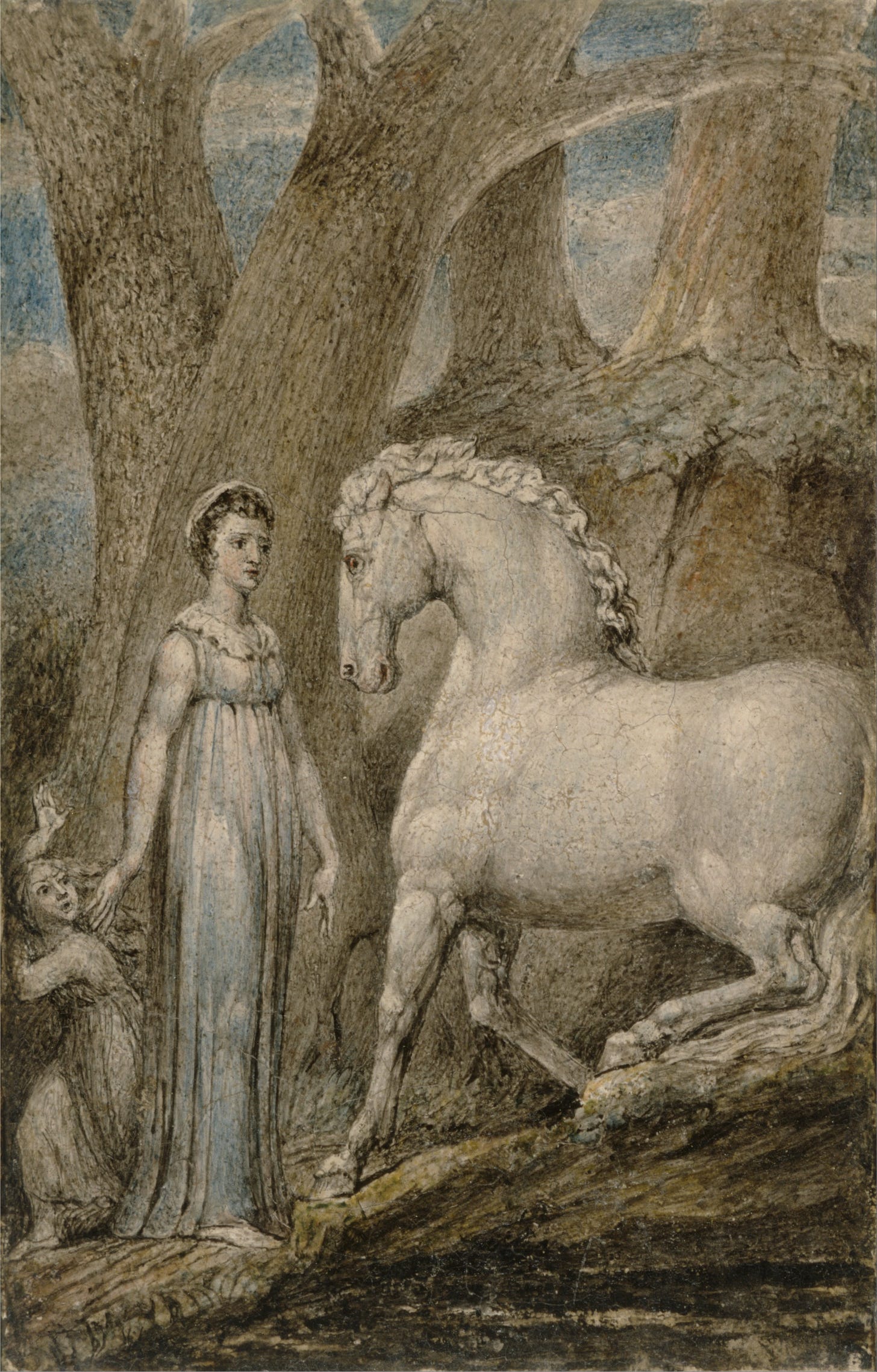 File:William Blake - The Horse - Google Art Project.jpg ...