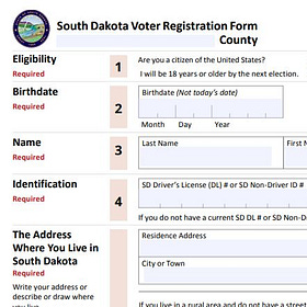 New voter database outs 7,000 South Dakotans who applied for welfare benefits
