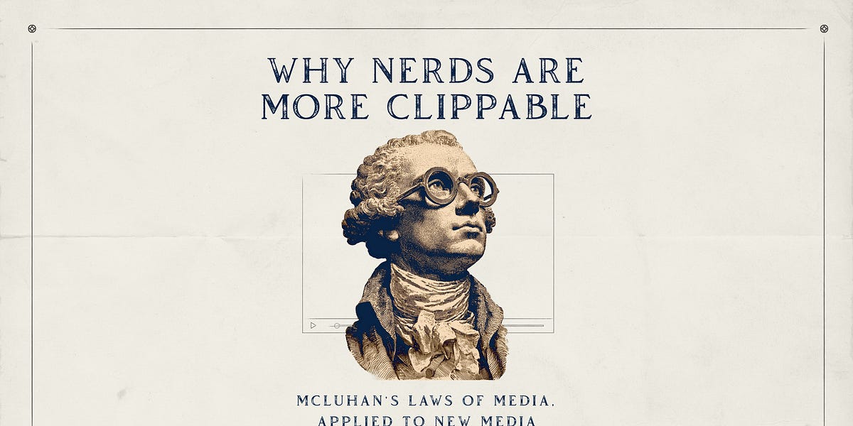 Good Nerd Why Nerds Are More Clippable - by Alex Danco - a16z