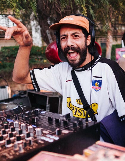 DJ at Moga Festival in Essaouria Morocco DJ at Moga Festival in Essaouria Morocco