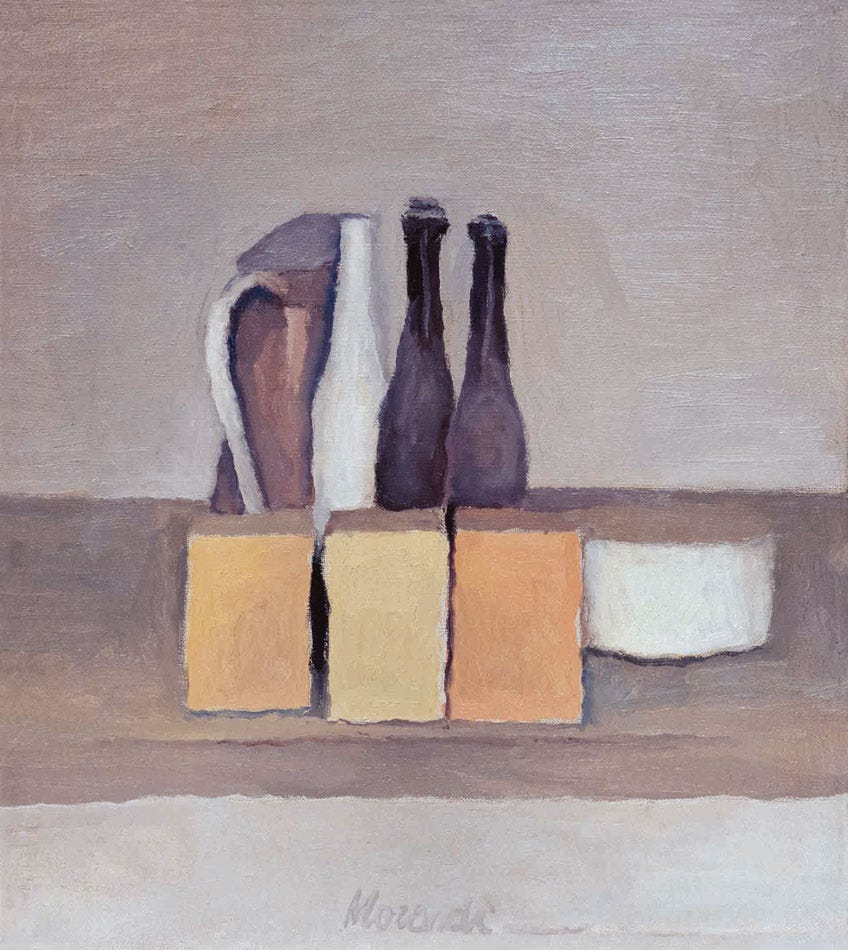 Giorgio Morandi y la vida social de los objetos