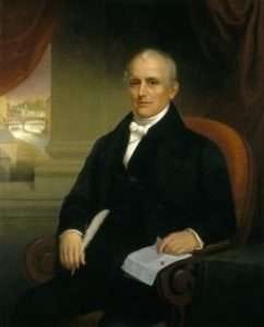 James Sullivan Lincoln's Portrait of Samuel Slater, date unknown (Brown University, Providence)