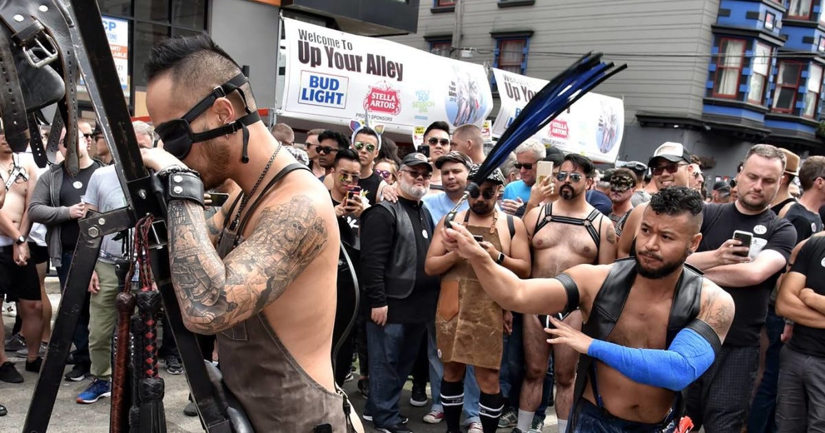 Up Your Alley Street Fair in San Francisco at Dore Alley Up Your Alley Street Fair in San Francisco at Dore Alley