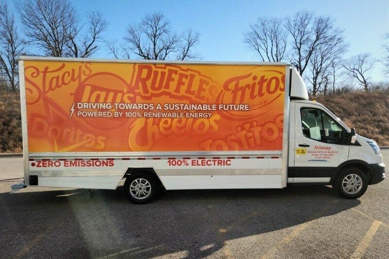 Frito-Lay Expedites 2040 Net Zero Emissions Goal with Over 700 Electric  Delivery Vehicles - ESG News