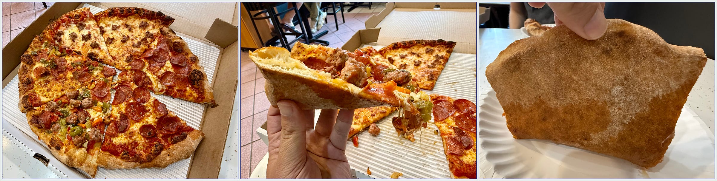 A bevy of slices at A Pizza Pie