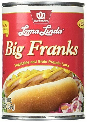 Loma Linda Big Franks - 20 oz. Pack of 6 Loma Linda Big Franks - 20 oz. Pack of 6