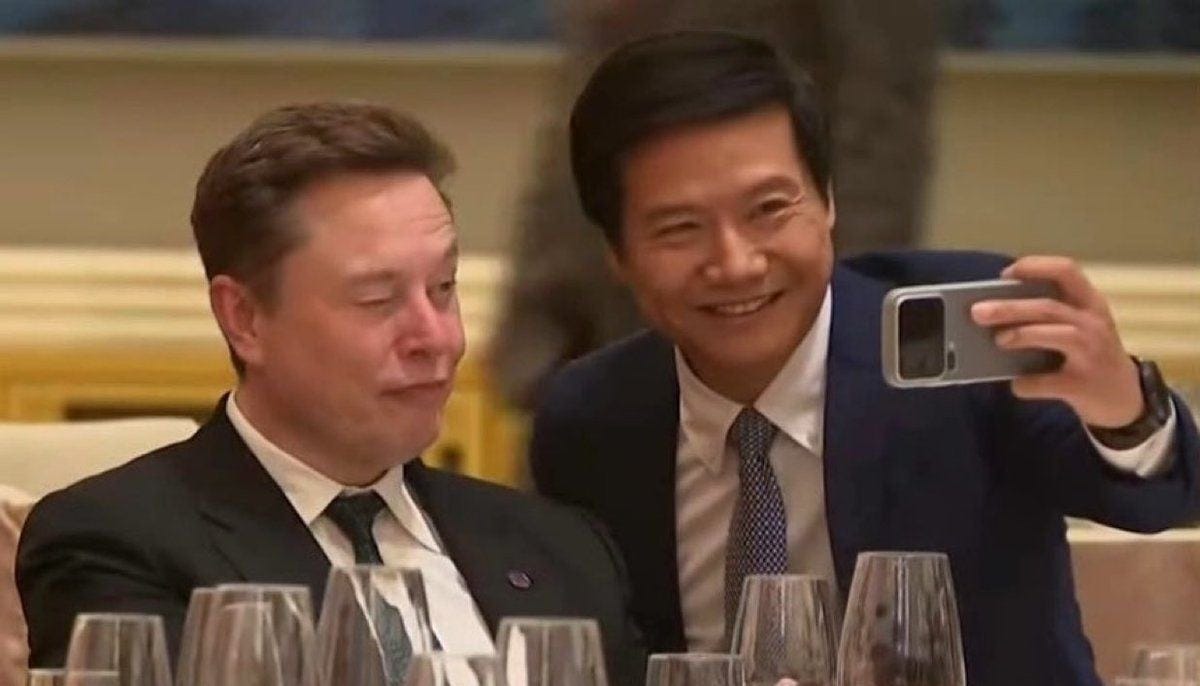 Elon Musk selfie with Lei Jun goes viral in China Elon Musk selfie with Lei Jun goes viral in China