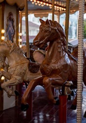 A carousel.