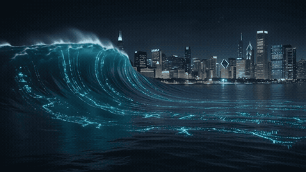 Notre test Omni Flash : une vague de données générée en un prompt Notre test Omni Flash : une vague de données générée en un prompt