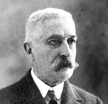 Black-and-white photograph of Italian author Giovanni Verga, who wrote the short story "Cavalleria Rusticana." Black-and-white photograph of Italian author Giovanni Verga, who wrote the short story "Cavalleria Rusticana."