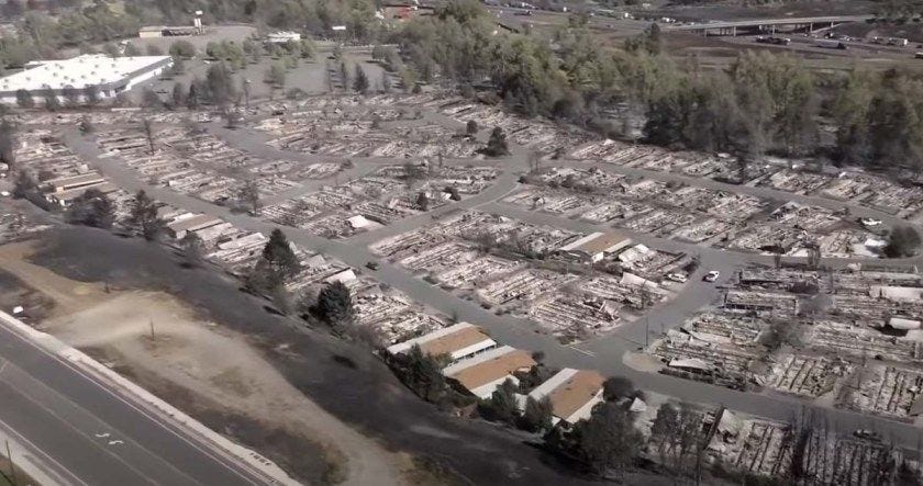 structures burned Almeda Drive Fire Phoenix Talent Oregon