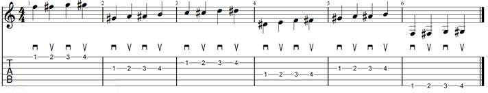 A close-up of a music note

Description automatically generated