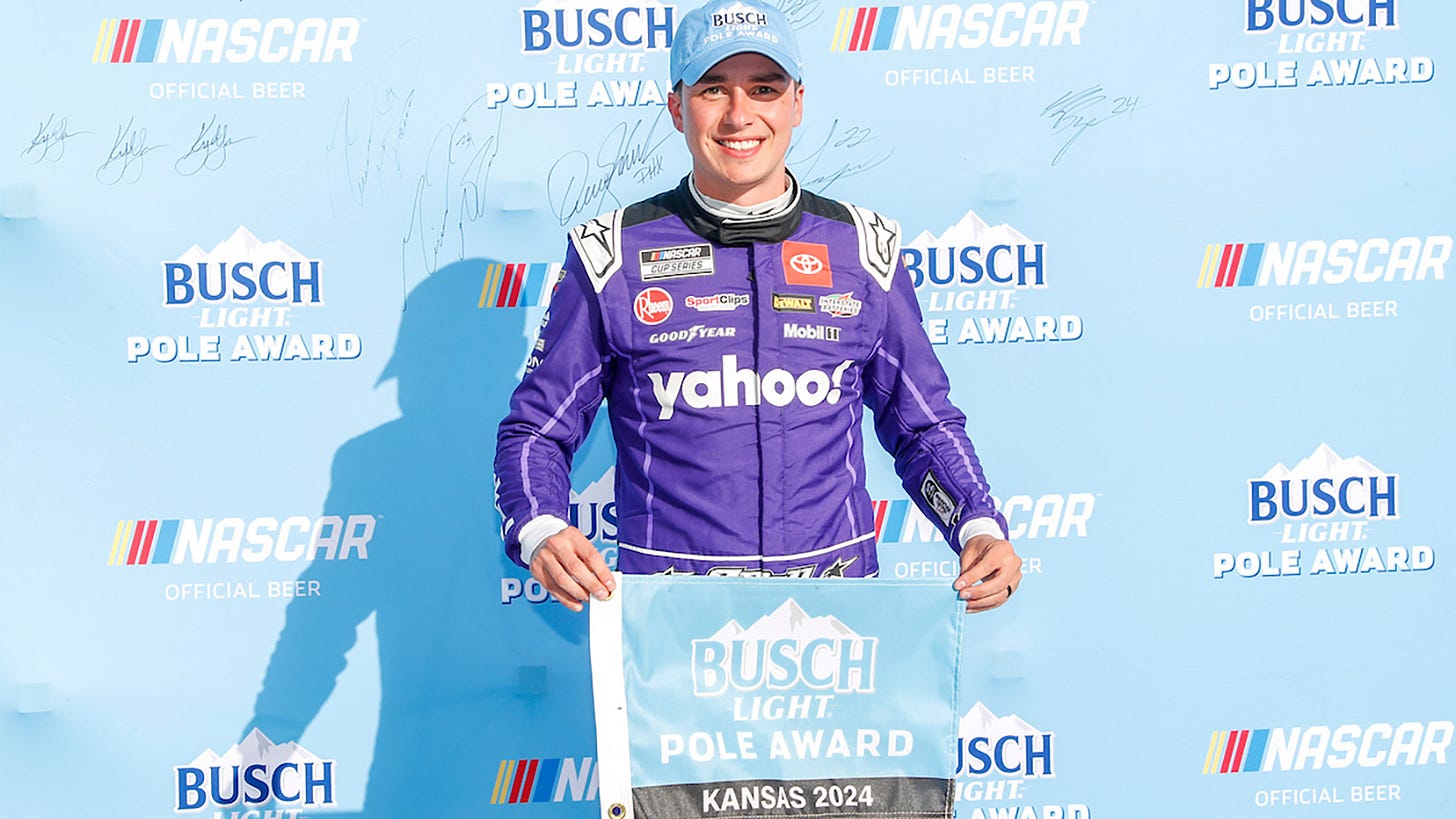 Christopher Bell Kansas Pole AdventHealth 400 2024 NASCAR Cup Series race
