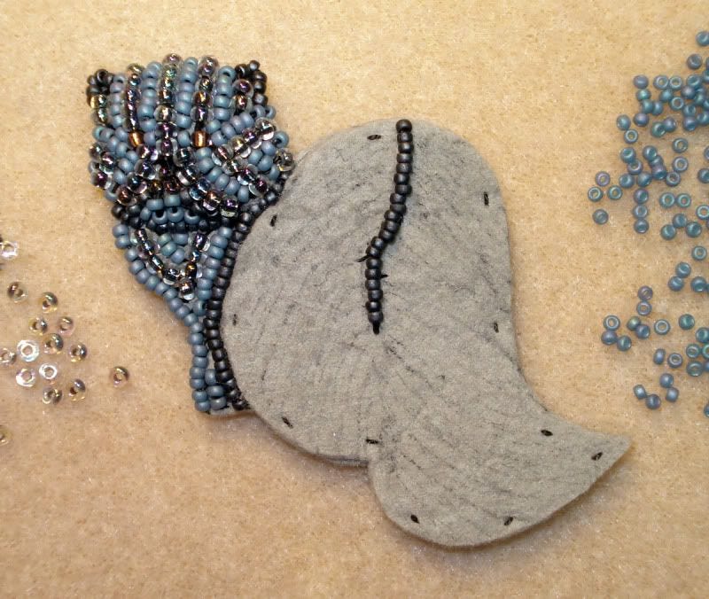 rare blue persian beaded cat pin pendant bead embroidery progress etsy rare blue persian beaded cat pin pendant bead embroidery progress etsy