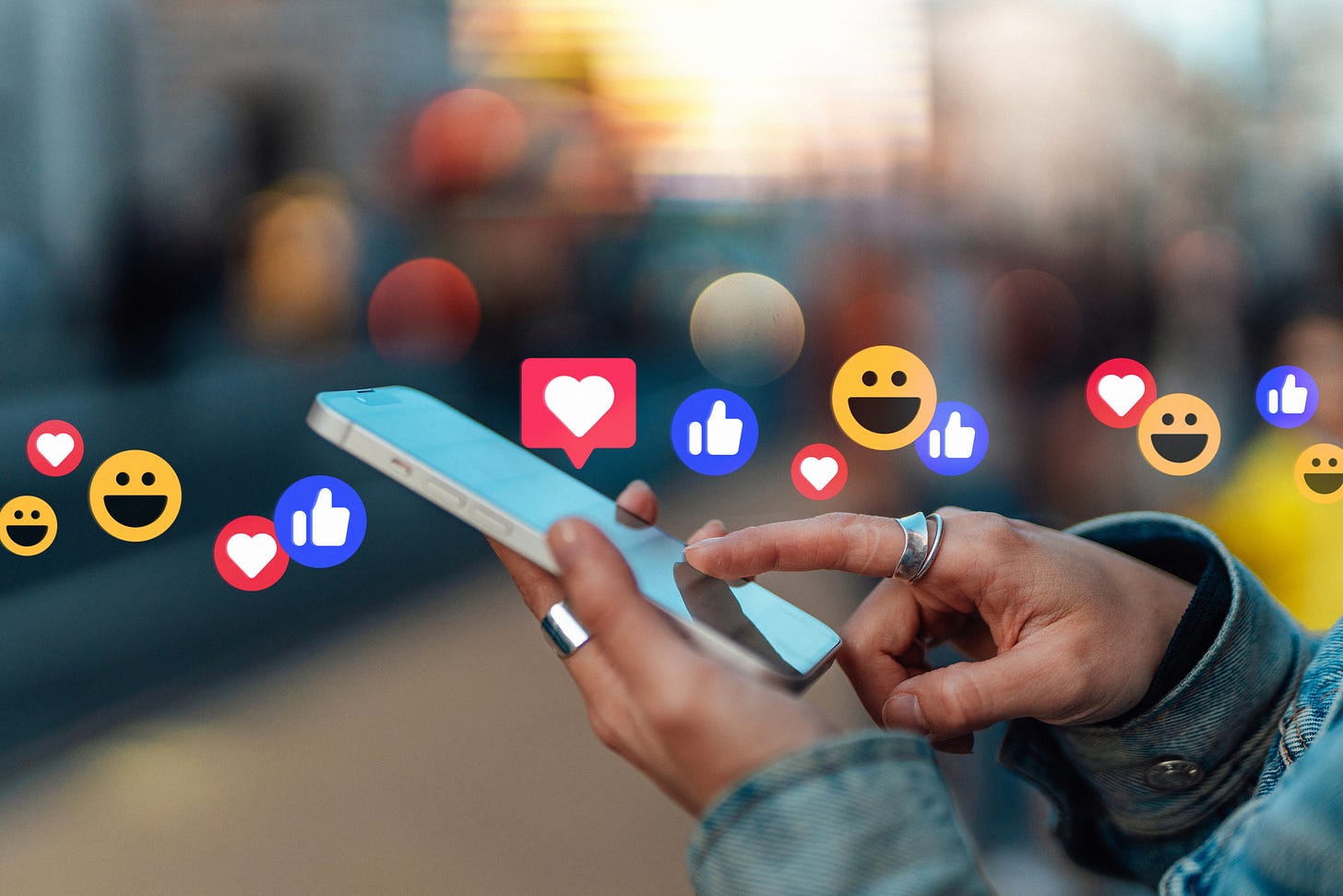 Social media likes Social media likes