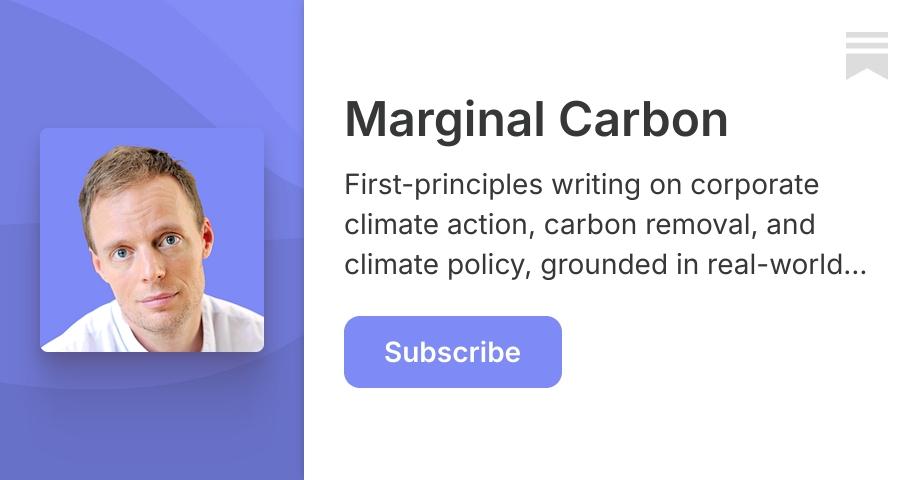 Marginal Carbon | Robert Höglund | Substack