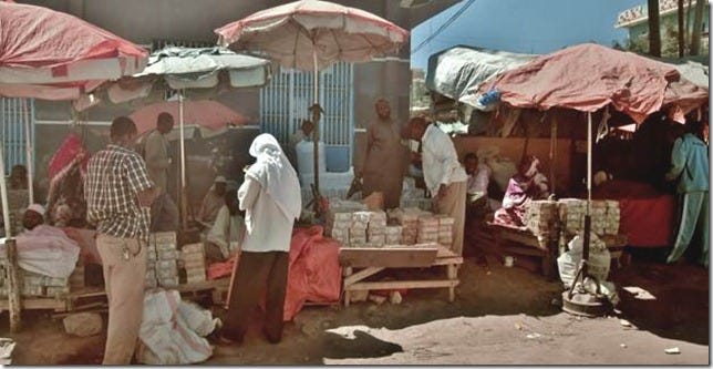 Money marketplace - note bricks of cash