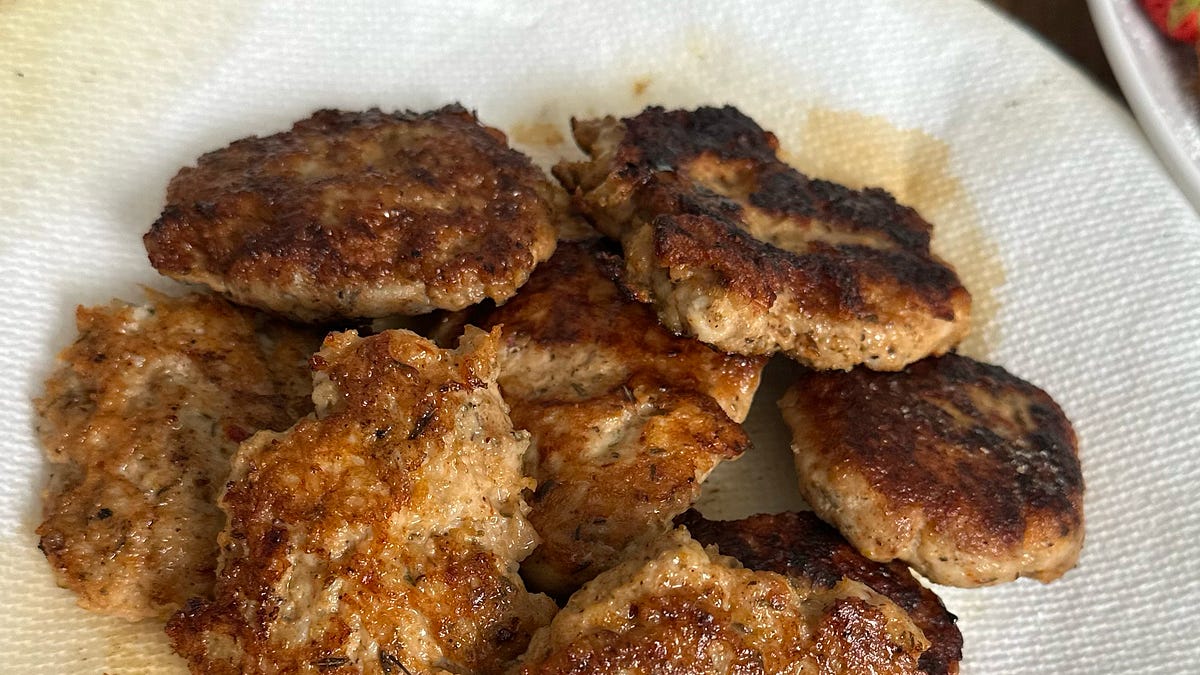 Maple Chicken Breakfast Sausage - by Taelor Rankin