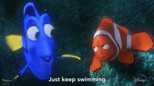 Just Keep Swimming GIFs | Tenor