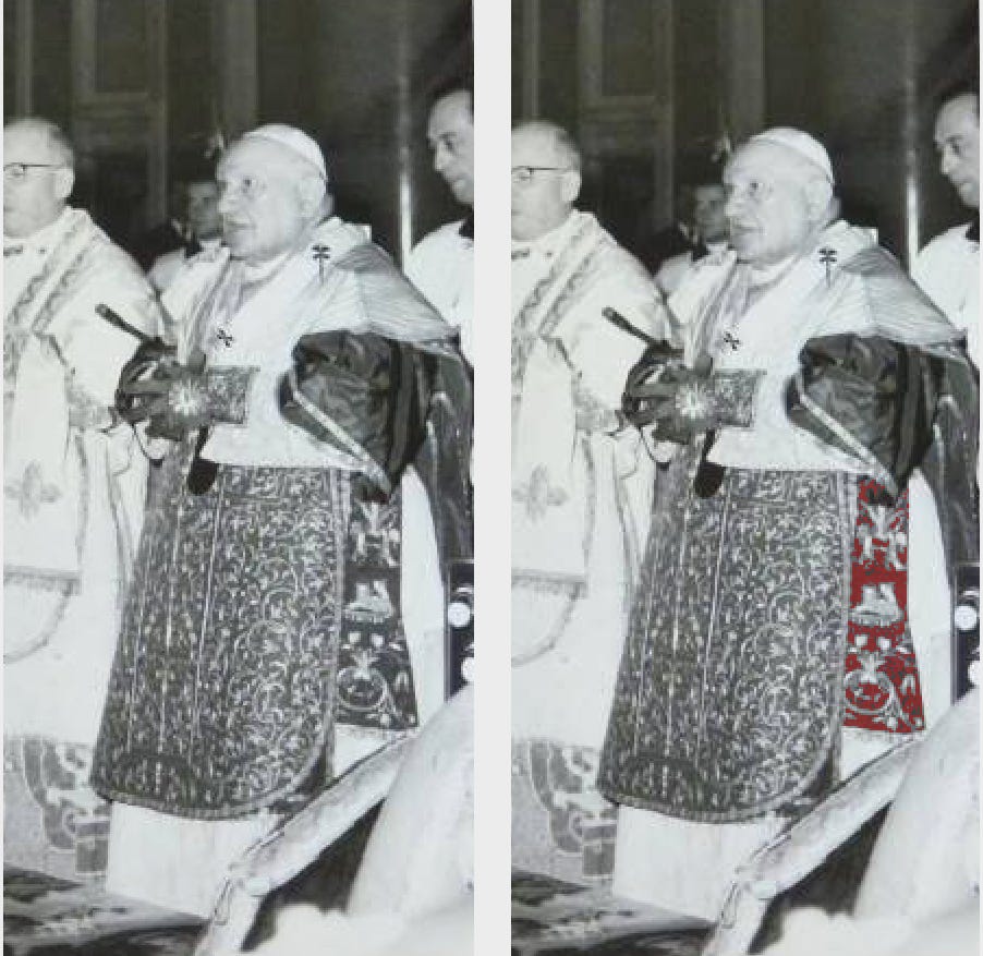 Papal Vestments: The Subcinctorium ~ Liturgical Arts Journal Papal Vestments: The Subcinctorium ~ Liturgical Arts Journal