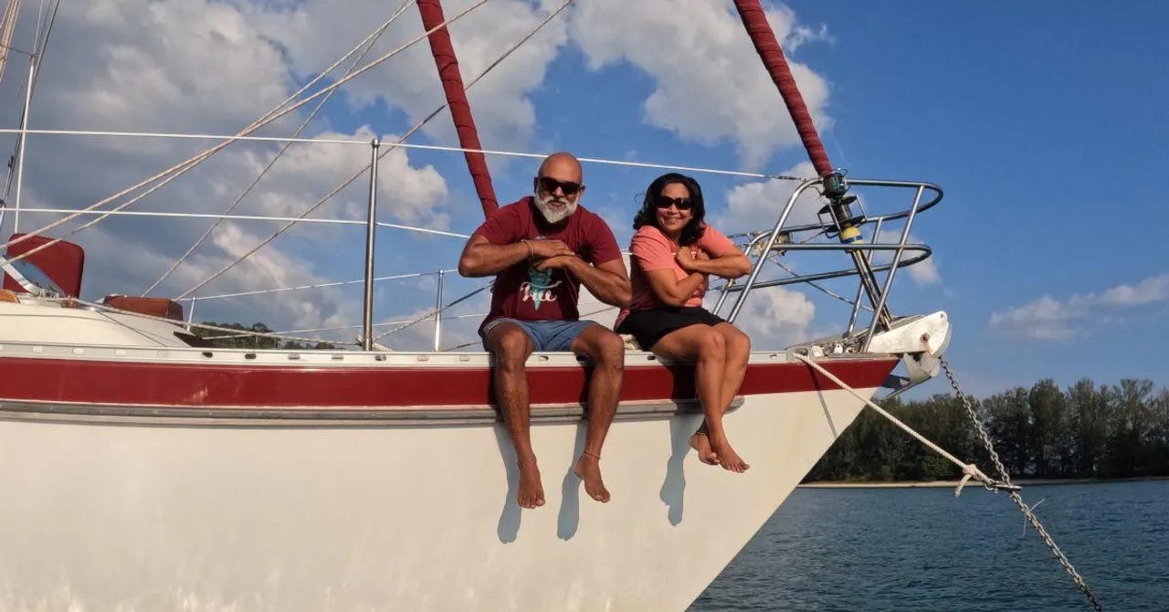 ‘We Sold Everything Off’: A Retd Navy Officer & His Family Are Cruising the World on Their Solar-Powered Boat