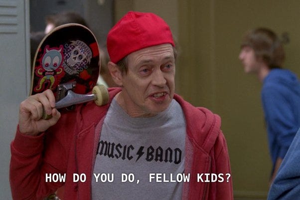 What does it mean when someone is trying to 'get down with the kids'? -  Quora