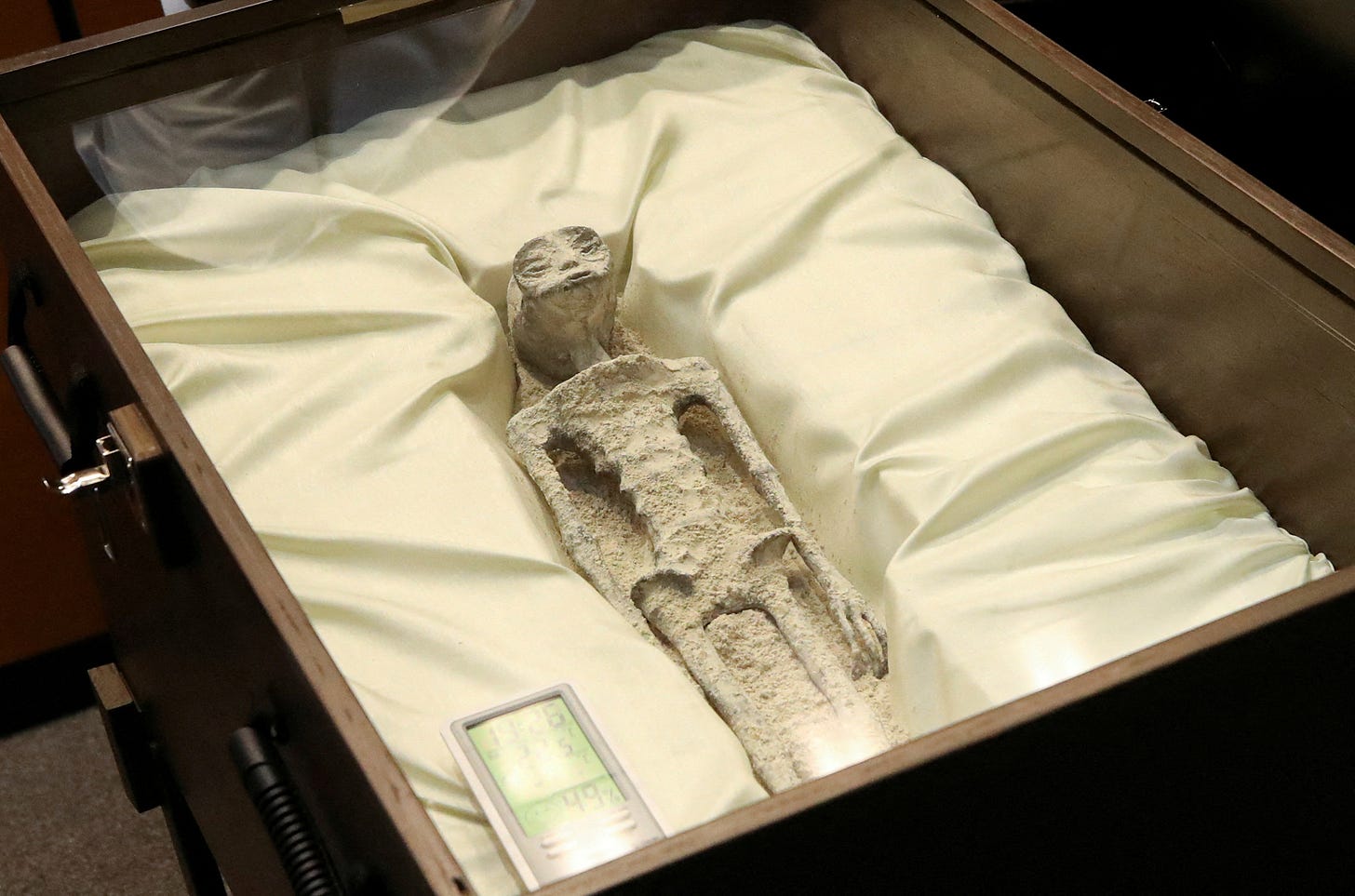 Remains of allegedly 'non-human' beings presented in Mexico