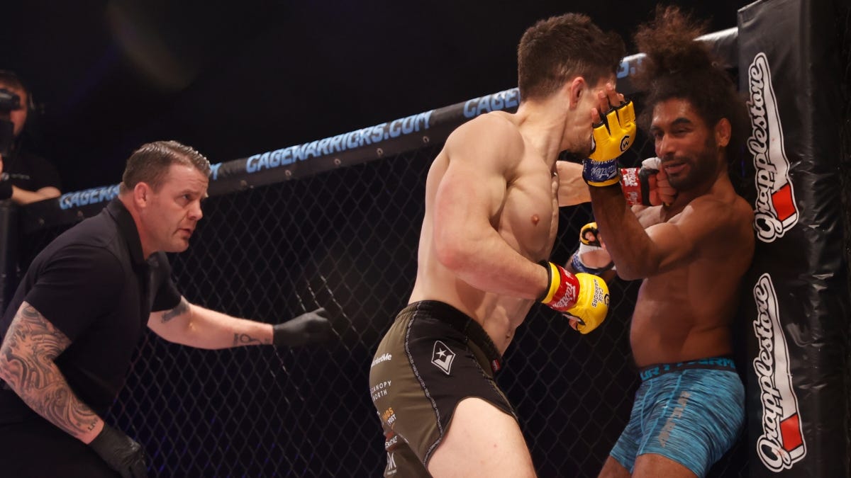 George Hardwick eyes UFC London after first-round knockout at Cage Warriors 152: 'It's time to get Dana a chicken parmesan' – Fighters Only George Hardwick eyes UFC London after first-round knockout at Cage Warriors 152: 'It's time to get Dana a chicken parmesan' – Fighters Only