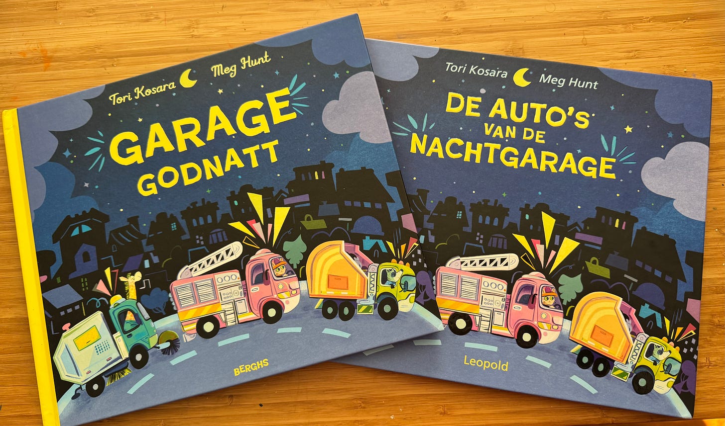  Swedish and Dutch editions of THE GOOD NIGHT GARAGE