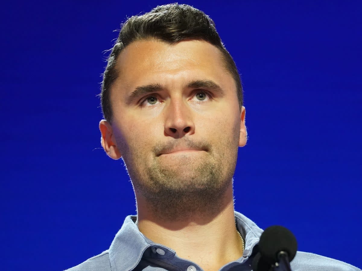 Turning Point USA founder Charlie Kirk was shot and killed during an outdoor live debate event on September 10 (Getty Images)