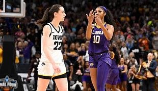 Image result for caitlin clark angel reese basketball