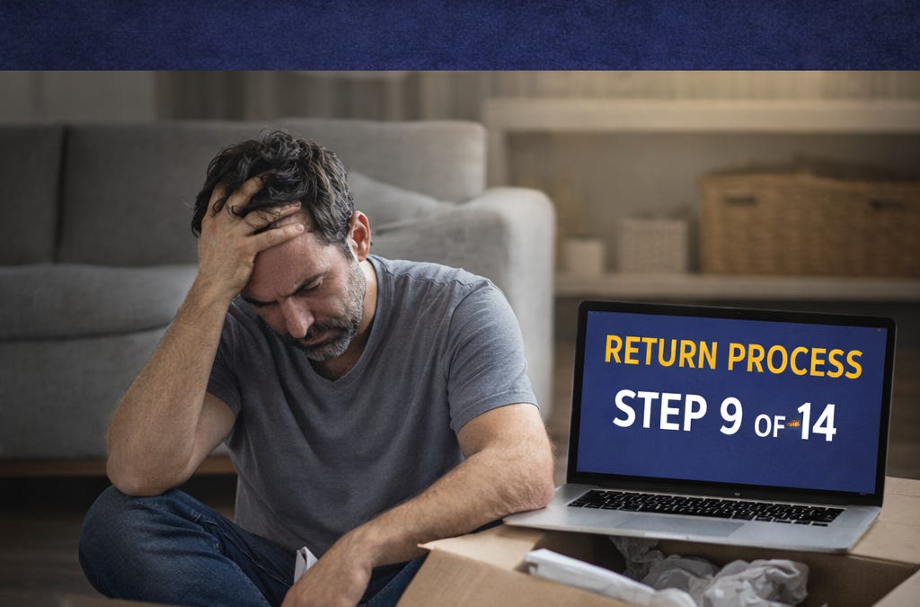 Two Step Return Online Returns — A 14-Step Process Designed to Make You Give Up