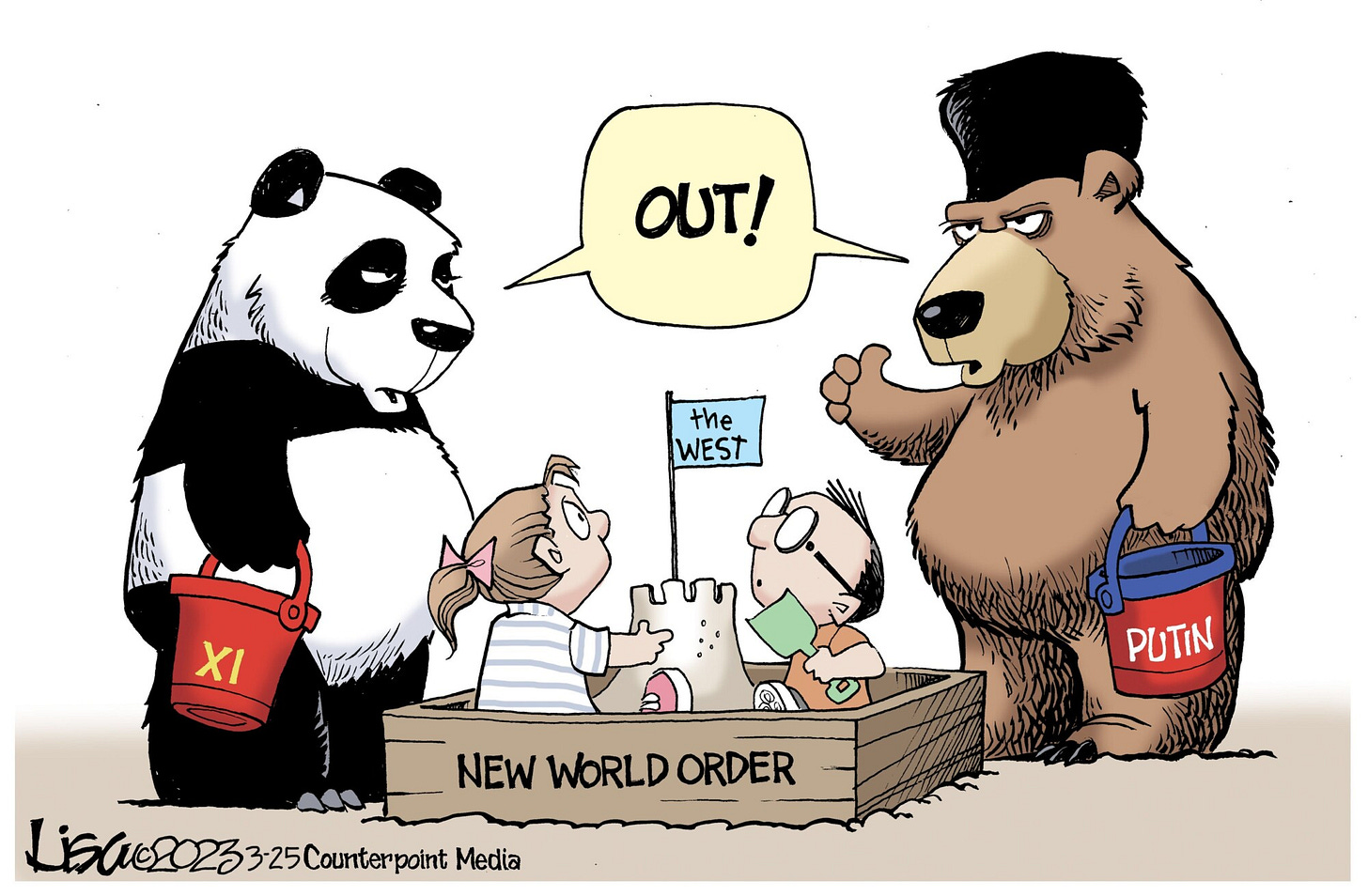 Editorial cartoon for Tuesday, March 28