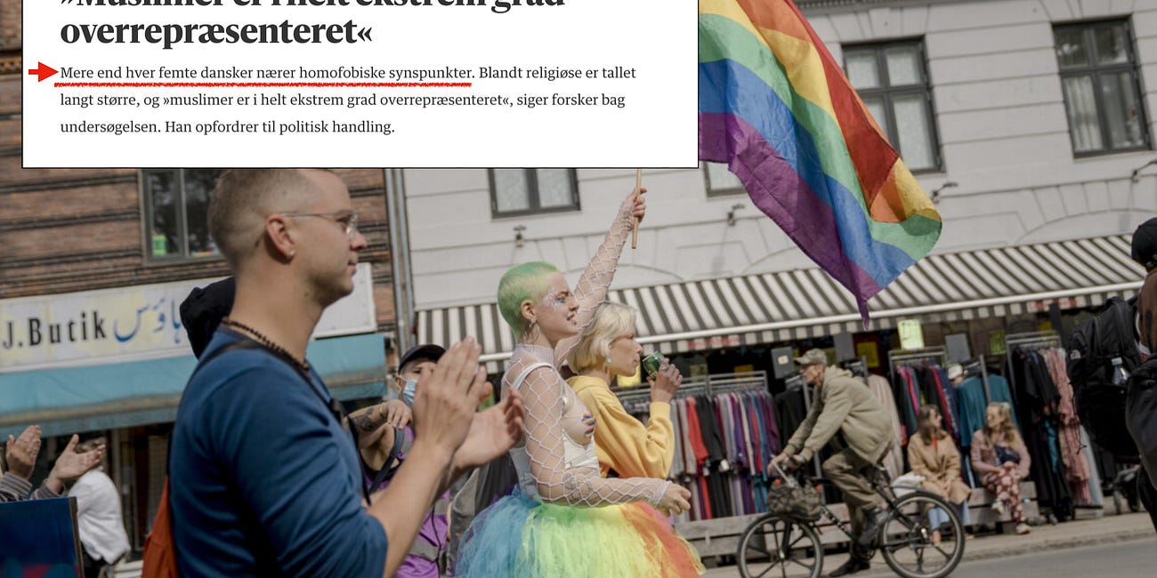LGBT+ Danmarks omfavnelse af Islam og den ekstreme kønsideologi har skabt afstand til danskerne - og mere had til LGBT-personer