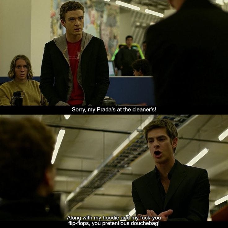 Sorry, my Prada's at the cleaner's!