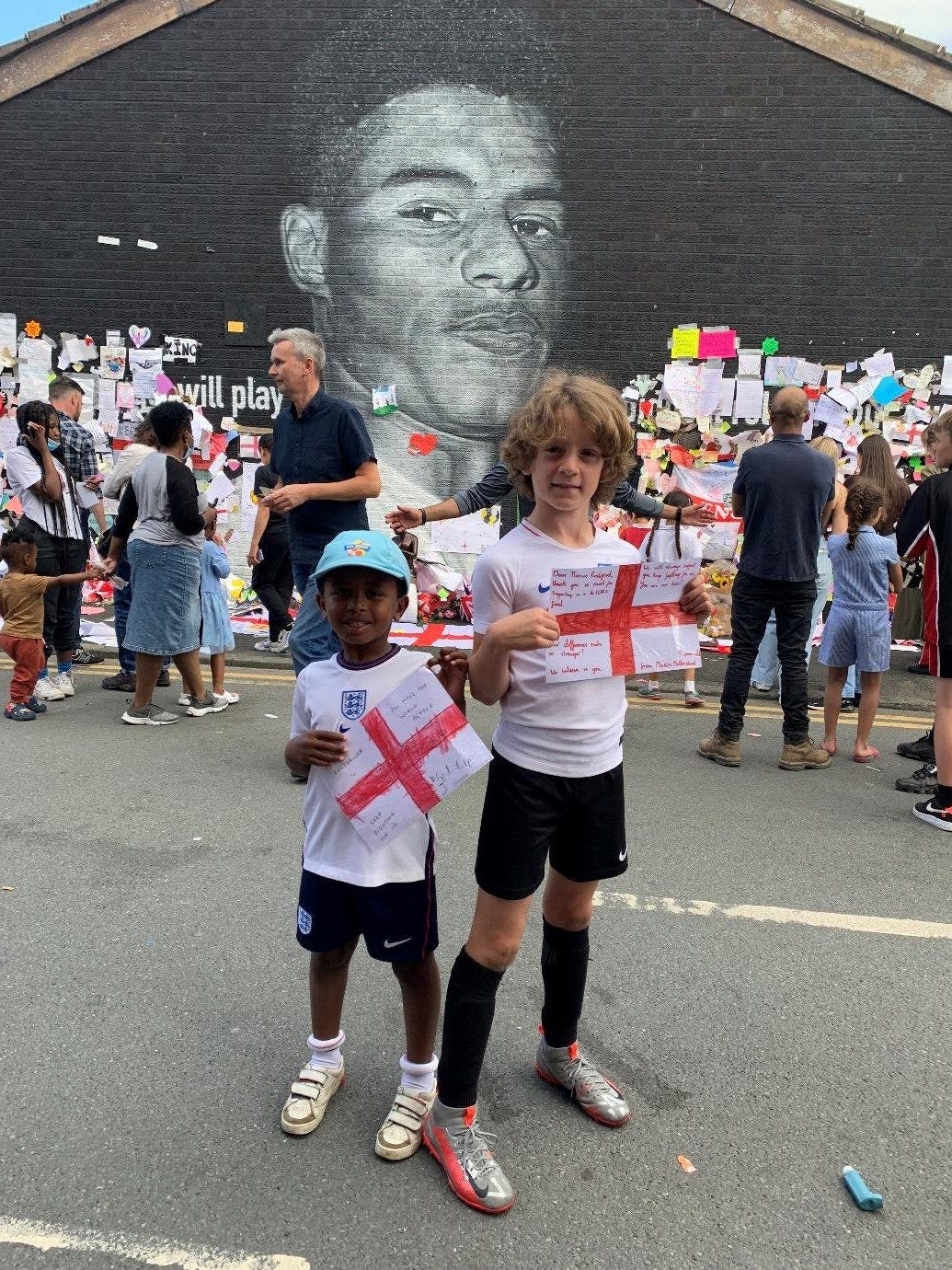 Mural of Marcus Rashford