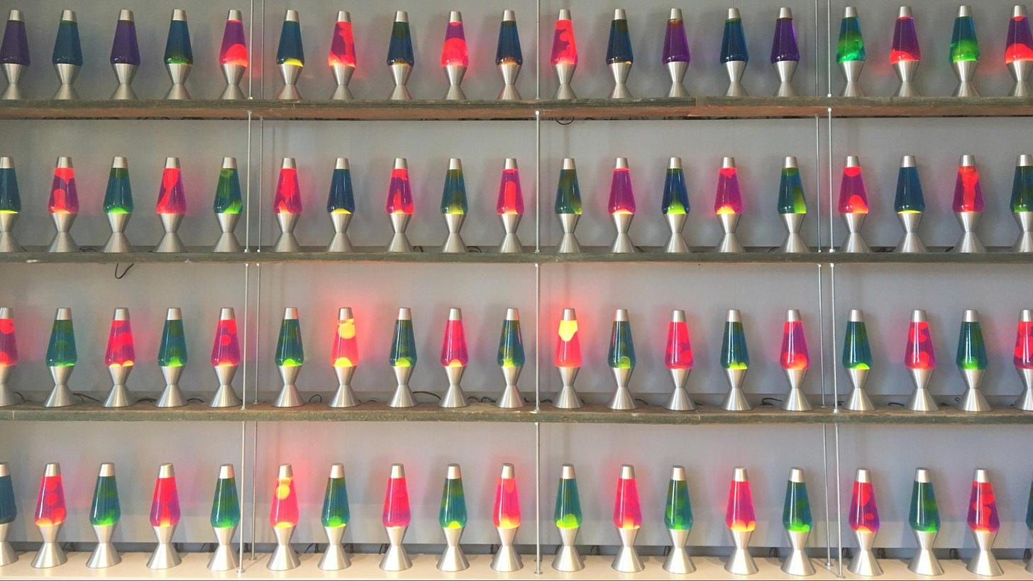 Lava lamps in Cloudflare’s San Francisco office. Lava lamps in Cloudflare’s San Francisco office.