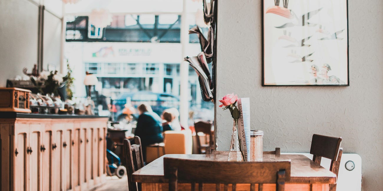 I want to be the type of person who writes at cafes