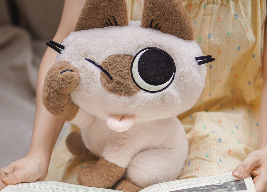 Siamese Azukisan plush prototype by Nobeko—making its convention debut at Pop Toy Show Singapore 2025, Booth K29. Siamese Azukisan plush prototype by Nobeko—making its convention debut at Pop Toy Show Singapore 2025, Booth K29.