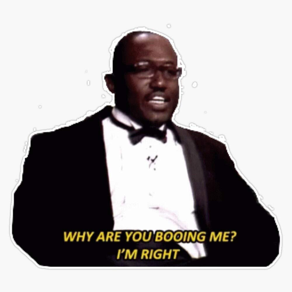 Amazon.com - Hannibal Buress - Why are You Booing Me? Sticker Vinyl Bumper  Sticker Decal Waterproof 5"