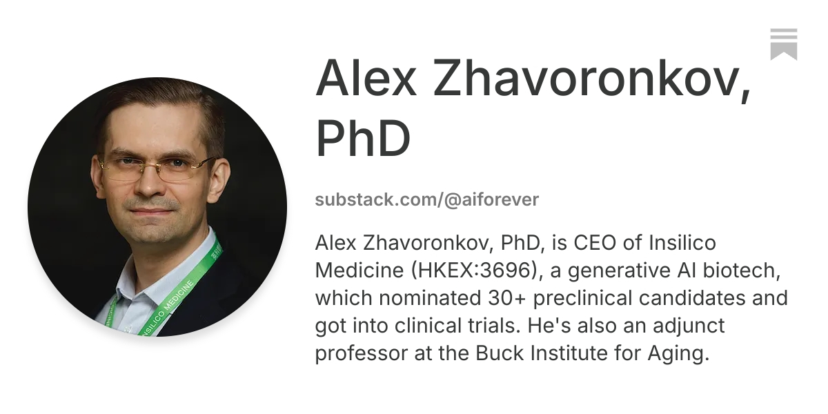Alex Zhavoronkov | Substack