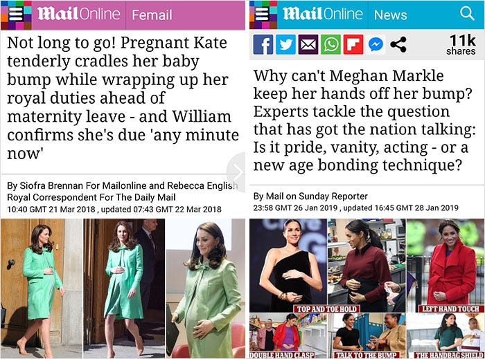 The Different Press Angles On Meghan Markle Vs Kate Middleton