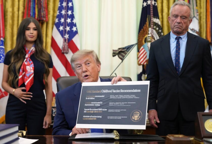 Trump Signs Executive Order Calling for Spacing Out Childhood Vaccines Trump Signs Executive Order Calling for Spacing Out Childhood Vaccines