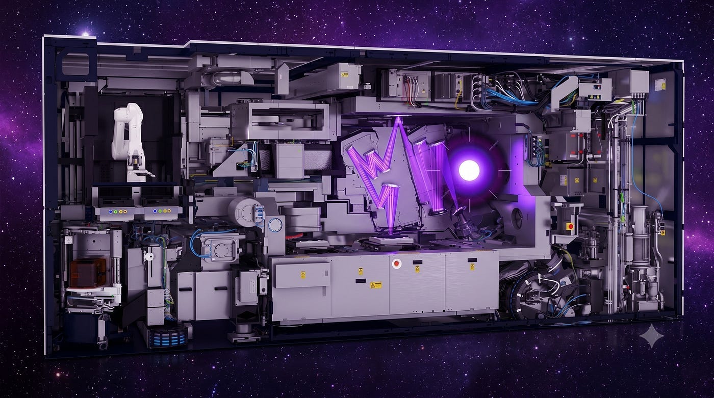 Building With Starlight -Inside the impossible physics of EUV lithography  that builds all chips | by Zheng "Bruce" Li | The Low End Disruptor | Jun,  2026 | Medium