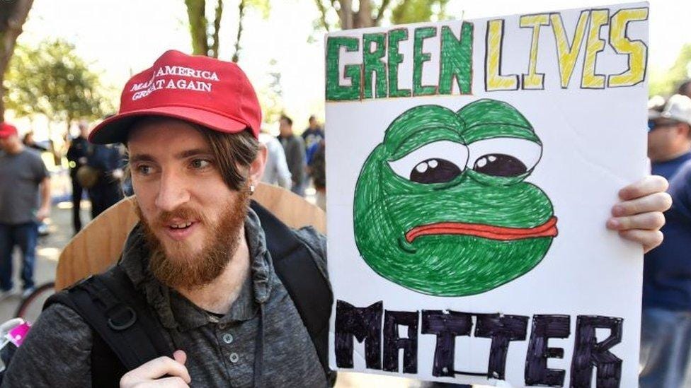 Pepe the Frog 'is killed off to avoid being a hate symbol' - BBC News Pepe the Frog 'is killed off to avoid being a hate symbol' - BBC News