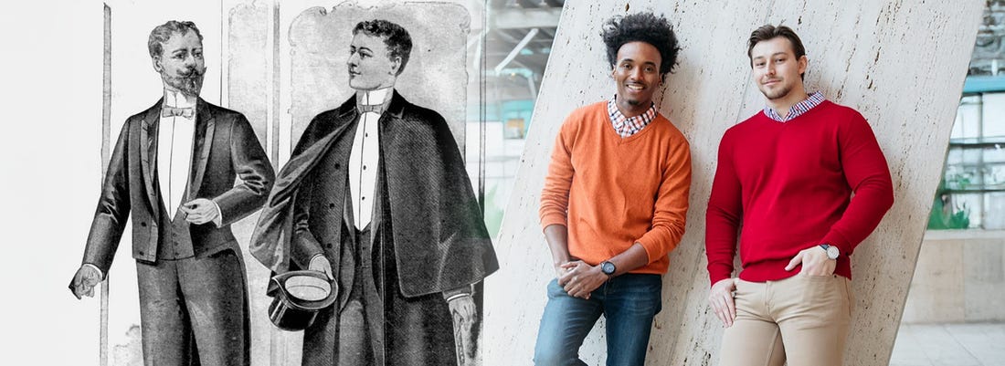 Men's Fashion Evolution: From Classic to Contemporary – Flying Point Apparel Men's Fashion Evolution: From Classic to Contemporary – Flying Point Apparel