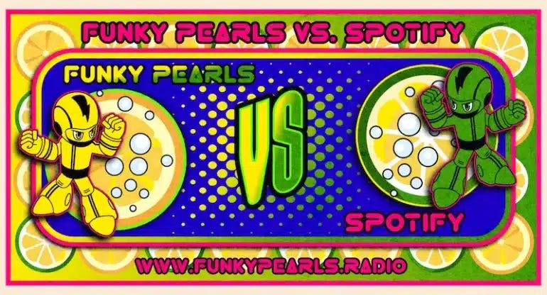 Spotify radio vs funky pearls radio Funky pearls vs spotify radio radiophonique